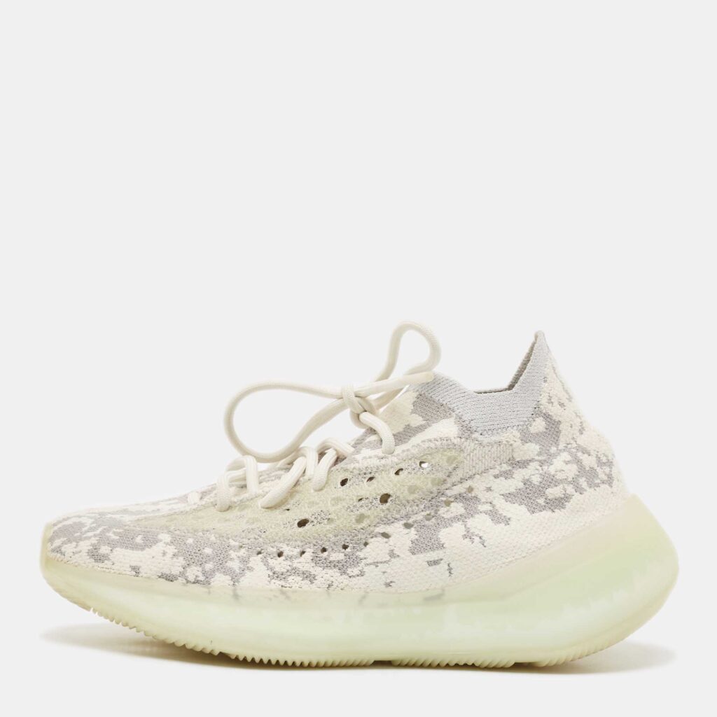 luxury-men-yeezy-x-adidas-used-shoes-p1109654-003 Yeezy x Adidas Multicolor Knit Fabric Boost 380 Alien Blue Sneakers Size 39 1/3