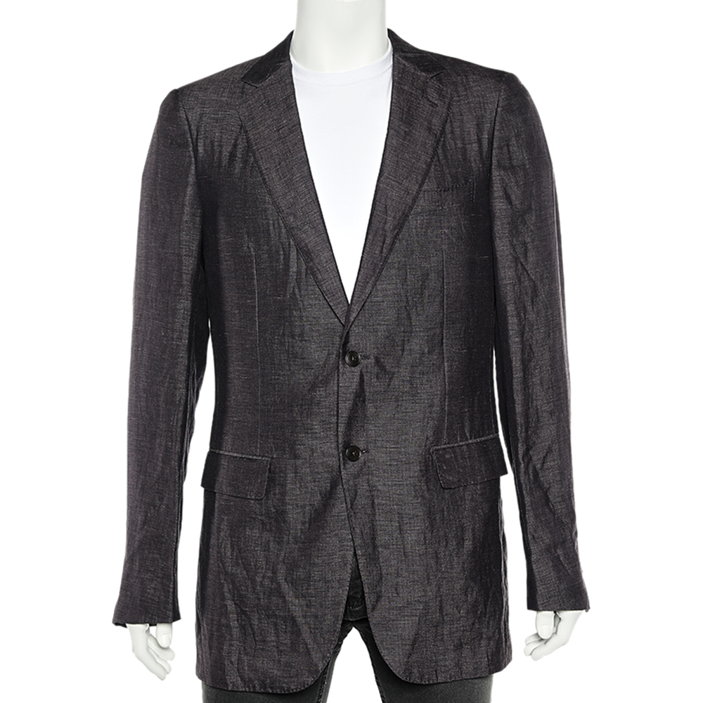 luxury-men-z-zegna-used-clothes-p571420-001-1 Ermenegildo Zegna Purple Wool Blazer L