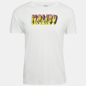 Zadig & Voltaire White Malibu Print Jersey Timor T-Shirt XS