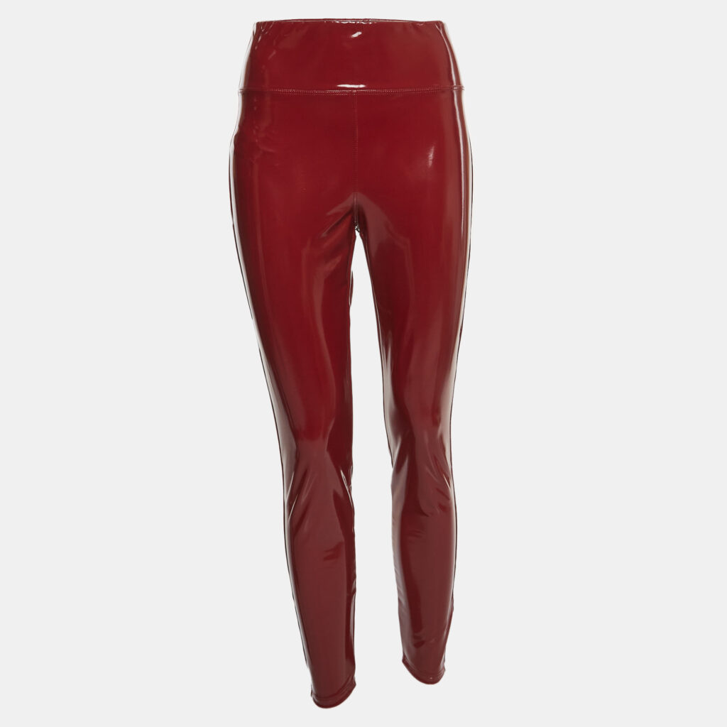 luxury-women-424-new-clothes-p920011-001 Heroine Sport Red Faux Leather Blade Leggings L