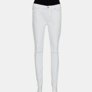 7forallmankind White Denim Skinny Ankle Length Jeans M