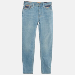Acne Studios Bl&aring; Konst Blue South Purple Cloud Print Denim Jeans S Waist 27"