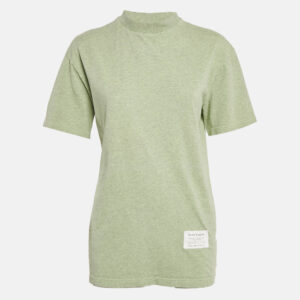 Acne Studios Green Care Label Applique Jersey Crewneck T-shirt XXS
