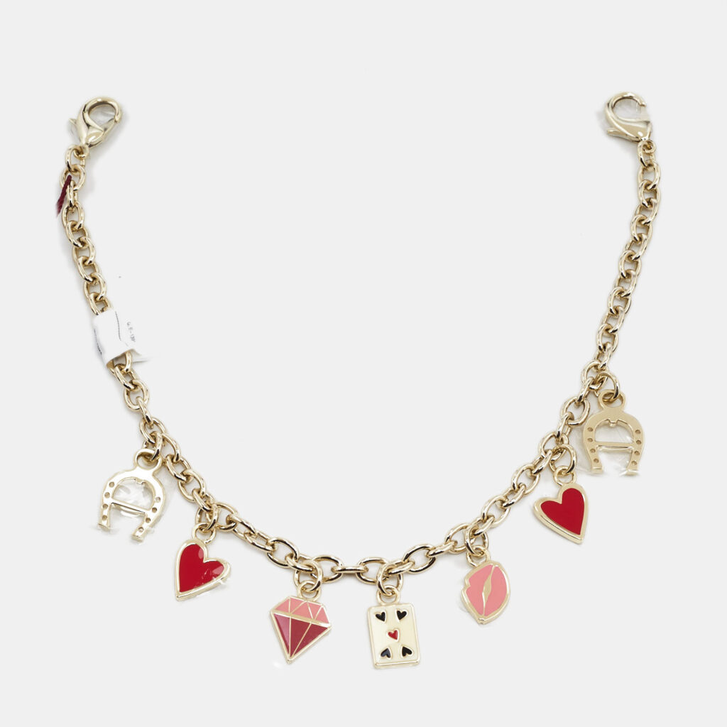 luxury-women-aigner-new-accessories-p1120780-003 Aigner Charm Enamel Gold Tone Bag Charm