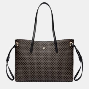 Aigner Dadino Brown shiny light gold Metal Dadino Shopper Dadino Brown