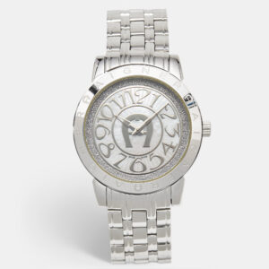 aigner mother of pearl stainless steel cortina a26300 women's wristwatch 36 mm