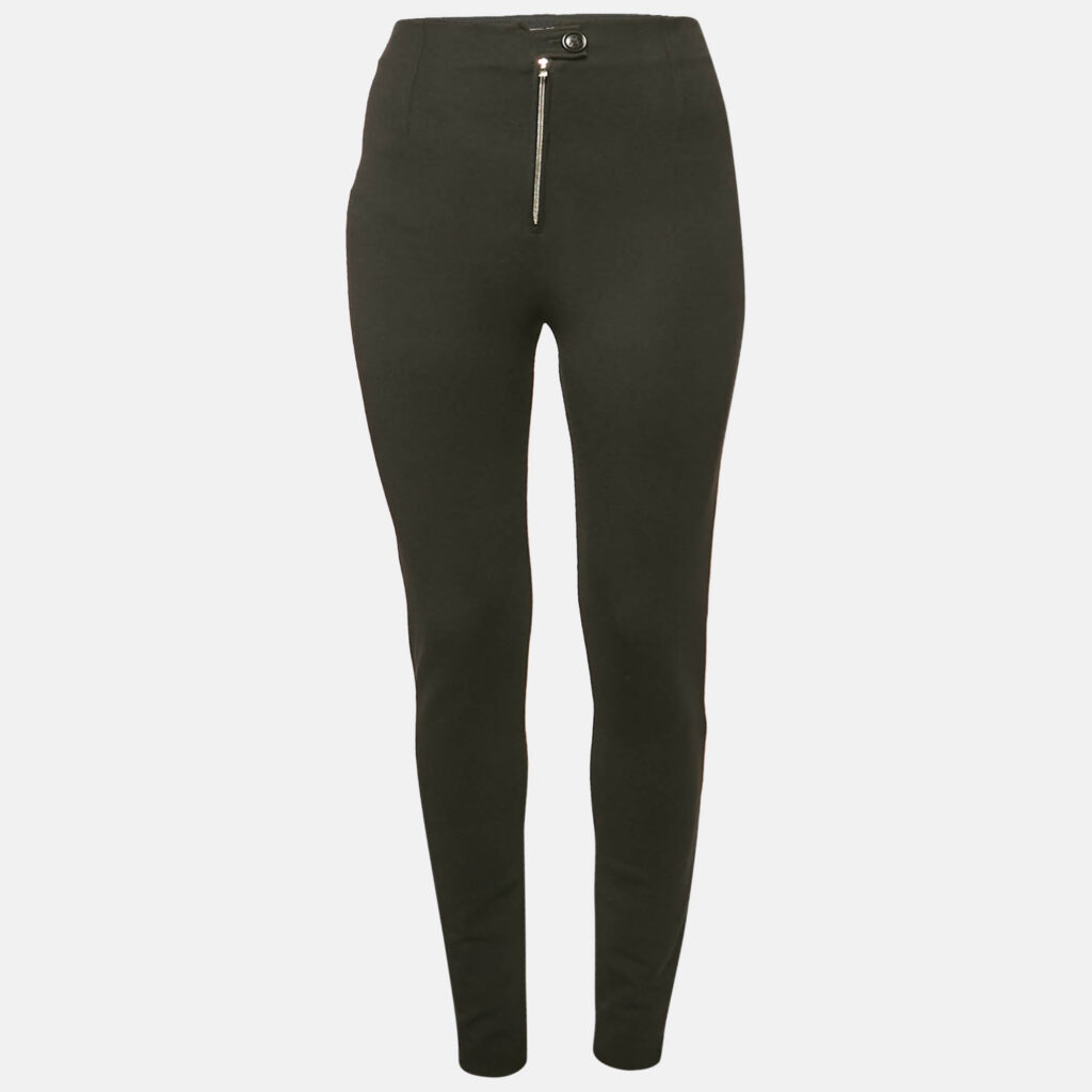 luxury-women-alaia-new-clothes-p1154091-001.jpg Alaia Black Stretch Gabardine High Waist Leggings XS