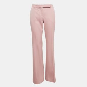 Alexander McQueen Pink Wool Formal Trousers M