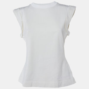Alexander McQueen White Cotton Crew Neck T-Shirt M