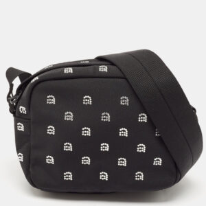 Alexander Wang Black Nylon Crystal Wangsport Camera Bag