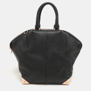 Alexander Wang Black Leather Emile Satchel