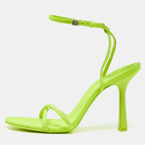 Alexander Wang Neon Green Neoprene Dahlia Sandals Size 40