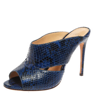 Alexandre Birman Blue Latoya Mules Size 36