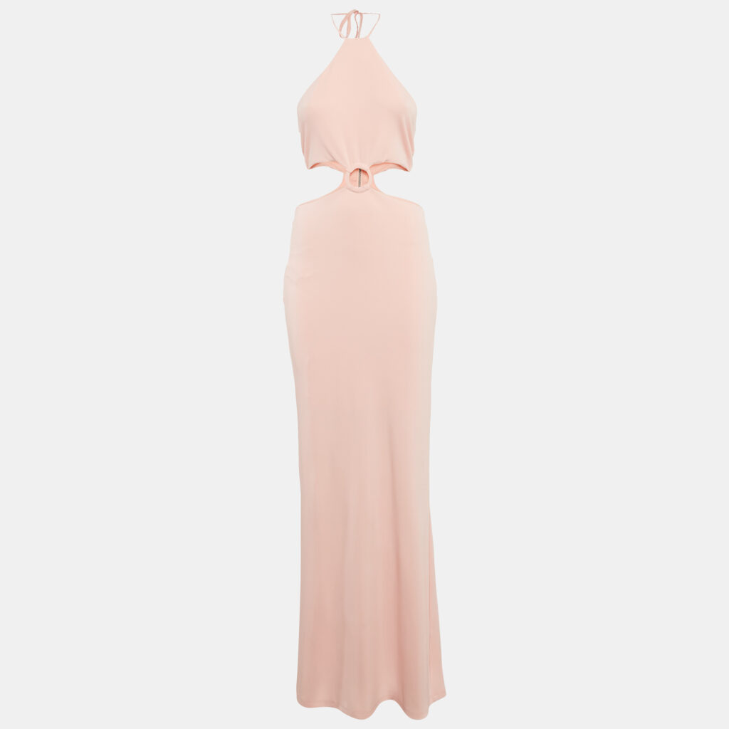 luxury-women-alice-olivia-new-clothes-p1121743-007.jpg Alice + Olivia Pink Jersey Marguerite Cut-Out Maxi Dress M