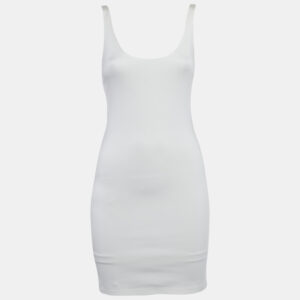 Alice + Olivia Off White Jersey James Mini Dress XS