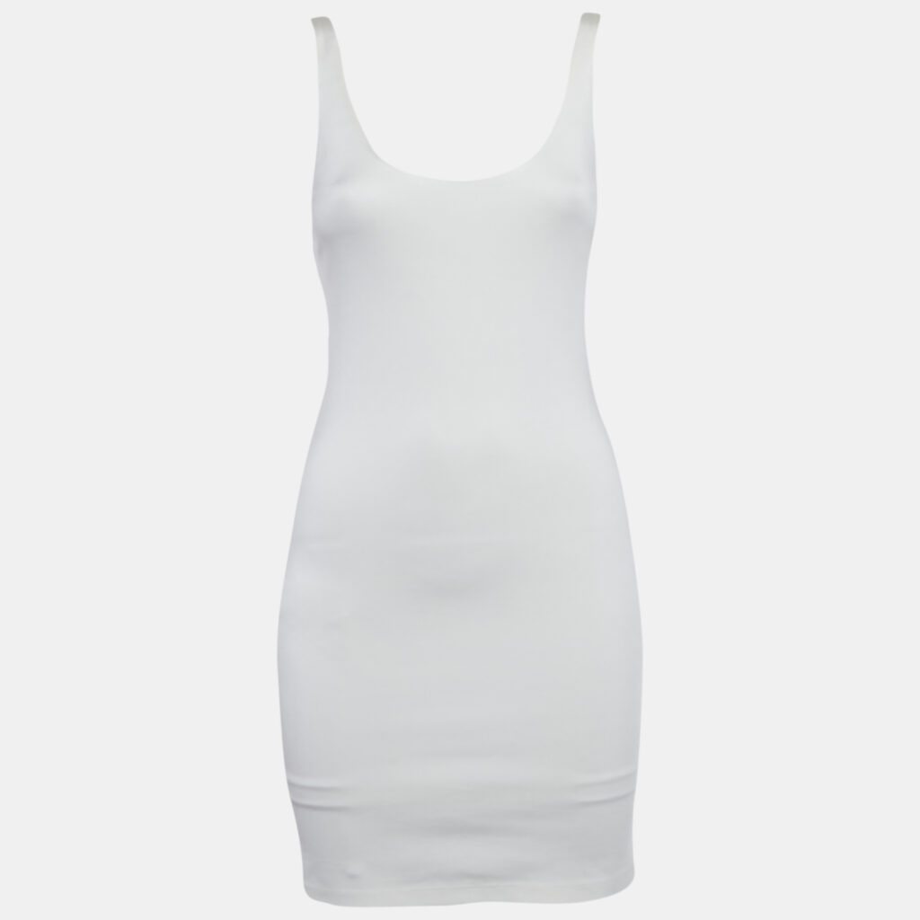 Alice + Olivia Off White Jersey James Mini Dress XS