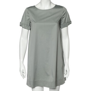 Armani Collezioni Light Green Cotton Shift Dress S