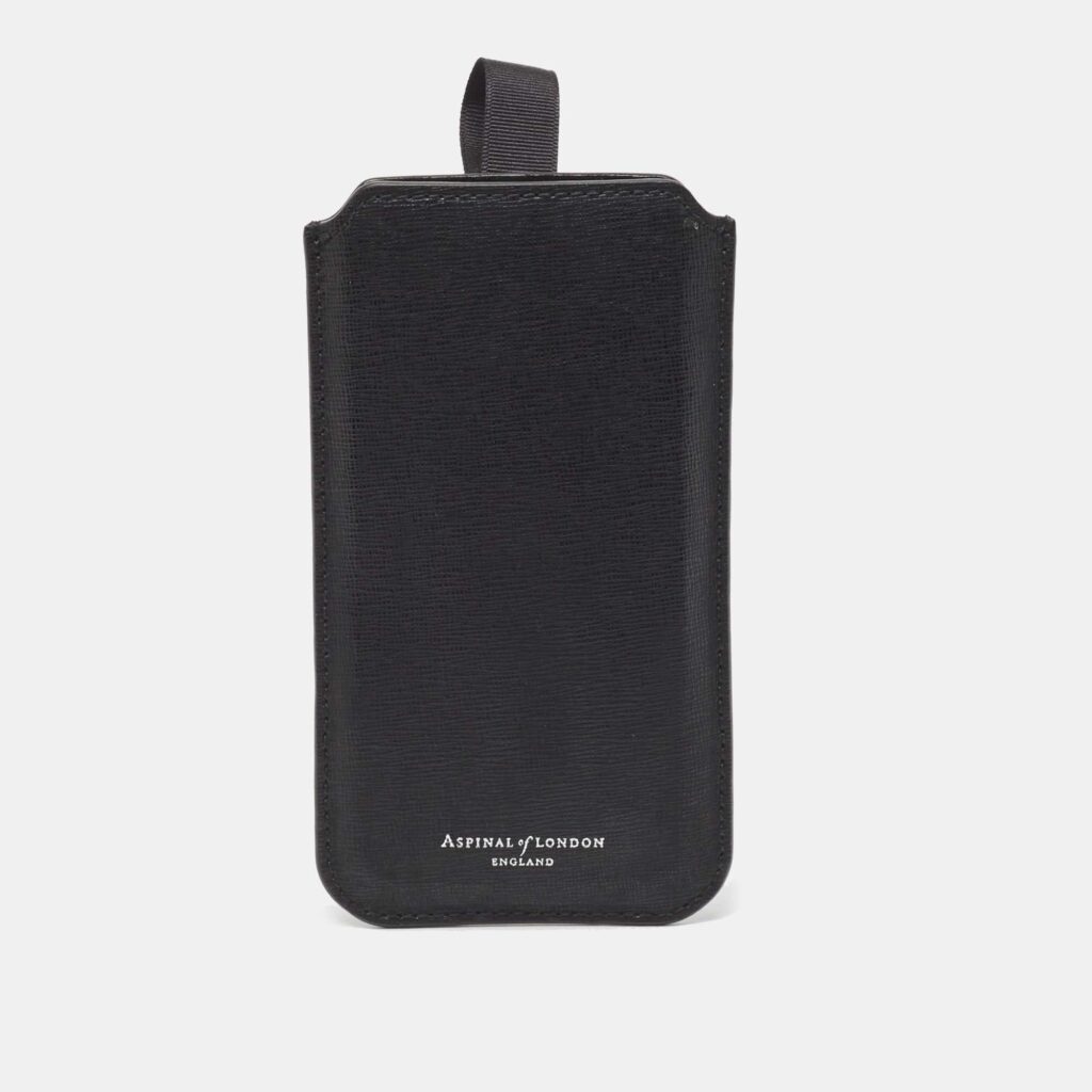 luxury-women-aspinal-of-london-used-accessories-p892026-003 Aspinal Of London Black Leather Phone Case