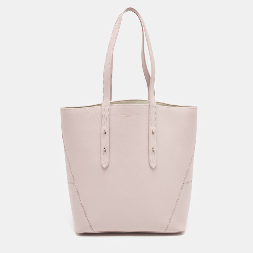 luxury-women-aspinal-of-london-used-handbags-p1150827-016 Aspinal Of London Pink Leather Essential Tote