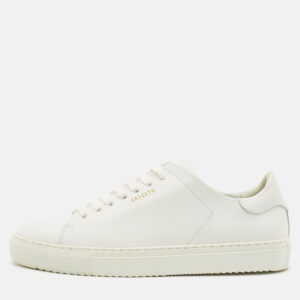 Axel Arigato White Leather Lace Up Sneakers Size 38