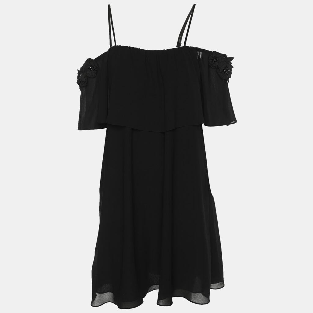 luxury-women-badgley-mischka-used-clothes-p1139070-001 Badgley Mischka Black Crepe Top M