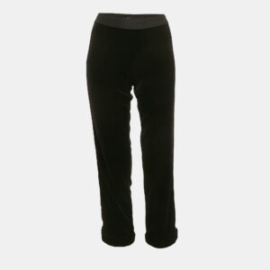 Bailey 44 Black Velvet Side Tape Detail Sabila Ponte Pants M