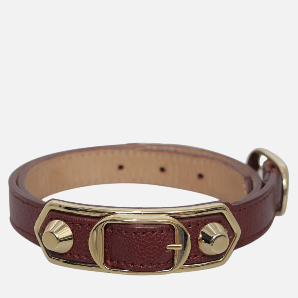 luxury-women-balenciaga-used-fine-jewelry-p1082264-004 Balenciaga Metalic Edge Triple Tour Bracelet