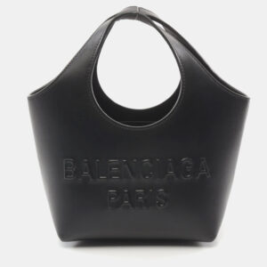 Balenciaga Mary Kate XS Black Leather Tote Bag