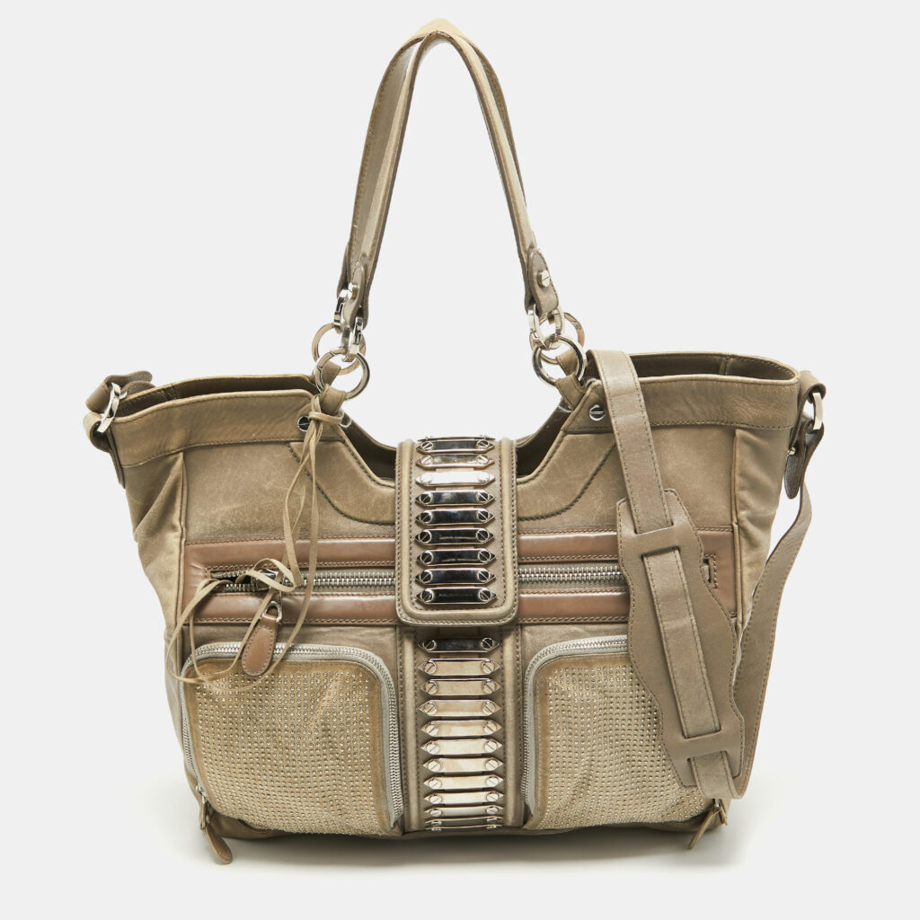 luxury-women-balenciaga-used-handbags-p937613-007 Balenciaga Beige Leather Studded Sac Clous Motorcycle Bag