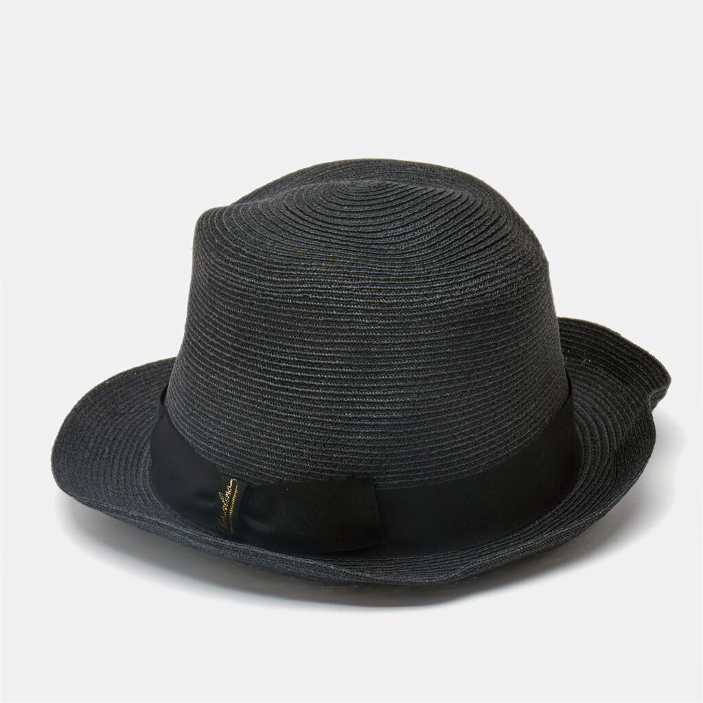 luxury-women-bonja-new-accessories-p1138836-002 Borsalino Black Straw Treccia Canapa Hat