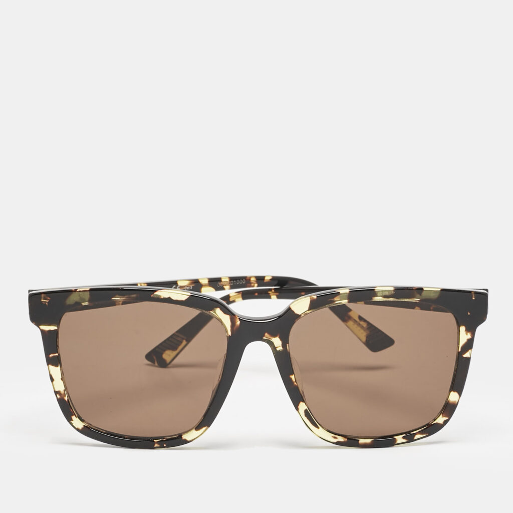 luxury-women-bottega-veneta-used-accessories-p1135757-004 Bottega Veneta Brown/Black BV1021SK Square Sunglasses