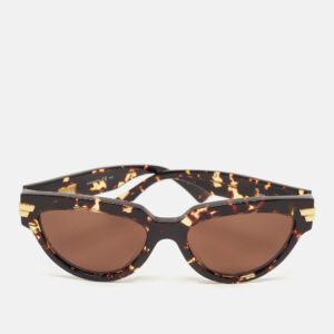 Bottega Veneta Tortoise Brown BV1035S Cat Eye Sunglasses