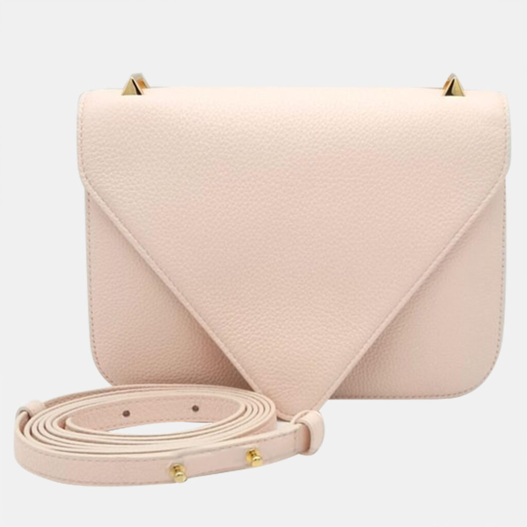 luxury-women-bottega-veneta-used-handbags-p1014103-007 Bottega Veneta Pink Leather Mount Shoulder Bag