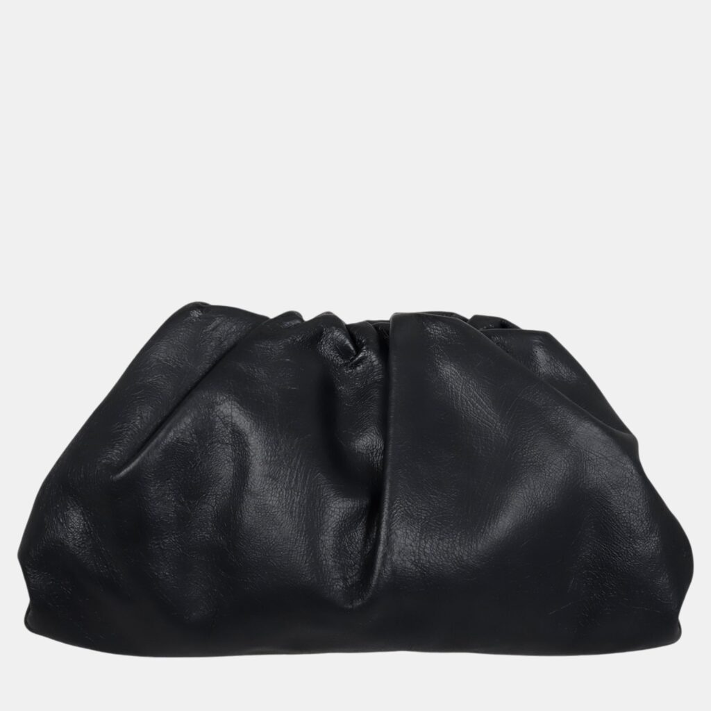luxury-women-bottega-veneta-used-handbags-p1055057-007 Bottega Veneta Brown Leather The Pouch Bag