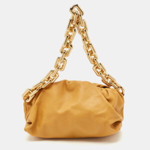Bottega Veneta Tan Leather The Chain Pouch Bag