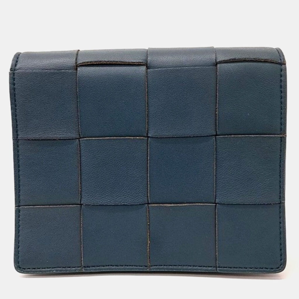 luxury-women-bottega-veneta-used-handbags-p992445-001 Bottega Veneta Teal Leather Mini Crossbody Bag