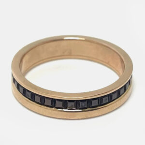 Boucheron 18K Rose Gold Quatre Band Ring EU 48