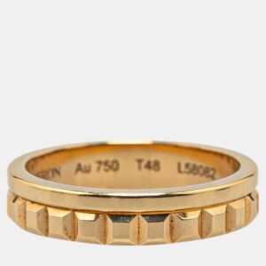 Boucheron 18K Yellow Gold Quatre Radiant Ring Size Japan 8 EU 48