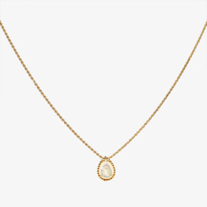 Boucheron Serpent Boheme Mother of Pearl 18k Yellow Gold S Motif Necklace