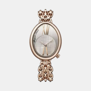 Breguet Silver 18k Rose Gold Reine de Naples 8968BR Automatic Women's Wristwatch 35 mm