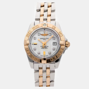 Breitling Galactic C71356L2/A712 Quartz Stainless Steel Mother of Pearl Dial Women's Wristwatch 32mm
