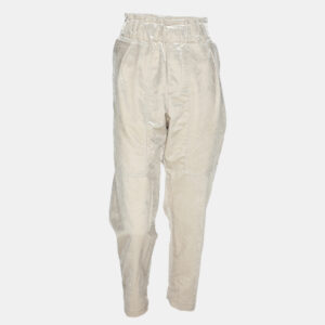 Brunello Cucinelli Cream Velvet Pant M