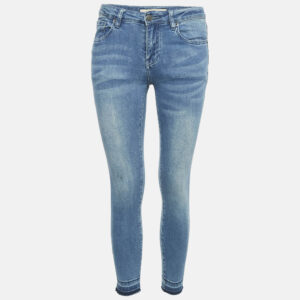 Burberry Brit Blue Faded Denim Skinny Jeans S Waist 26"