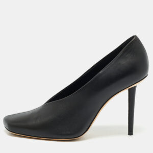 Burberry Black Leather Baby Pumps Size 39