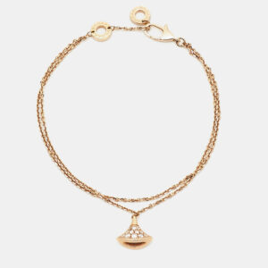 Bvlgari Divas' Dream Diamond 18k Rose Gold Bracelet SM