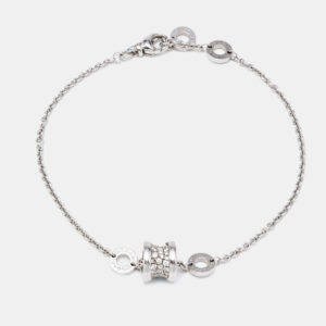 Bvlgari B.Zero1 Diamonds 18k White Gold Bracelet ML