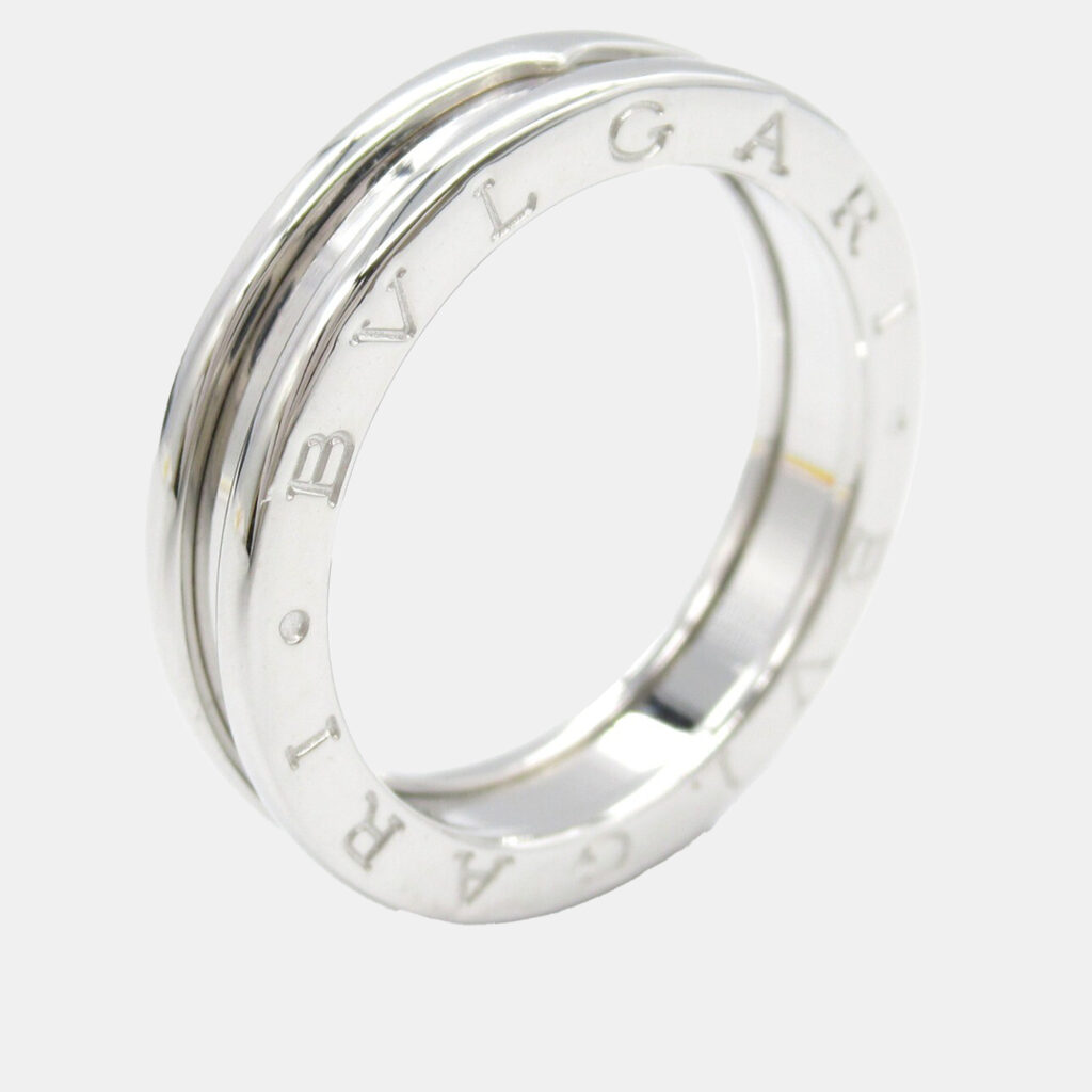 luxury-women-bvlgari-used-fine-jewelry-p1146959-001 Bvlgari 18K White Gold B.Zero1 Band Ring EU 58