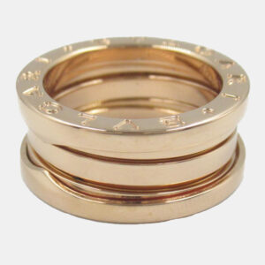 Bvlgari 18K Rose Gold B.Zero1 Band Ring EU 48
