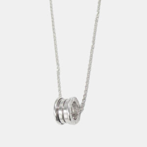 Bvlgari 18K White Gold B.Zero1 Pendant Necklace