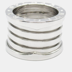 Bvlgari 18K White Gold B.Zero1 Band Ring EU 50